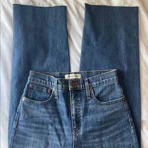 Madewell Jeans — Slim Wide Leg Crop